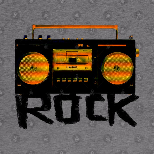 Music Vintage Rock Radio by badlydrawnbabe